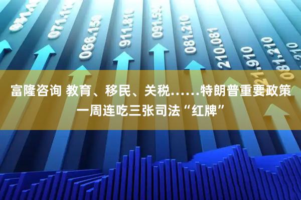 富隆咨询 教育、移民、关税……特朗普重要政策一周连吃三张司法“红牌”