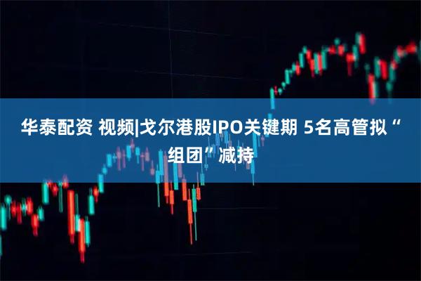 华泰配资 视频|戈尔港股IPO关键期 5名高管拟“组团”减持